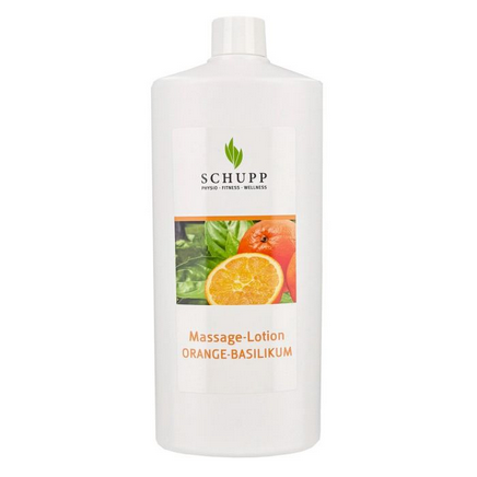 Massage - Lotion Orange-Basilikum (Schupp)
1 Liter Flasche